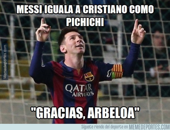 530548 - Dedicatoria especial de Messi en su gol