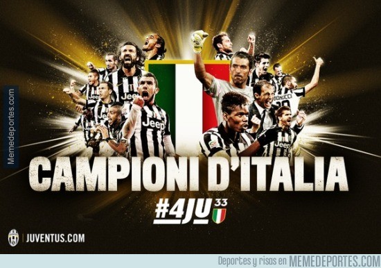 531354 - Juventus Campeón de Italia por 4ª vez consecutiva ¡FELICIDADES!