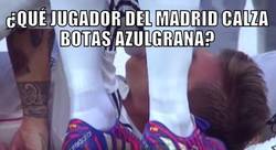 Enlace a ¿Qué jugador del Madrid calza botas azulgrana?