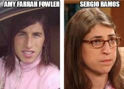 Enlace a Amy Farrah Fowler es secretamente Sergio Ramos