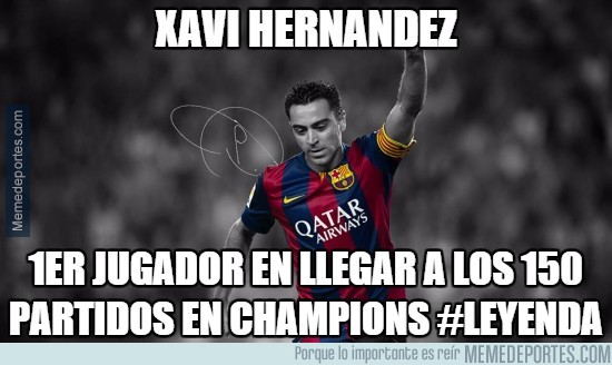 545426 - Vaya leyenda es Xavi Hernández
