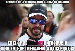 Enlace a Resumen de la temporada de Fernando Alonso en McLaren