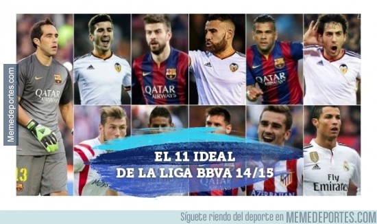 562773 - El Once Ideal de la Liga BBVA, según la UEFA