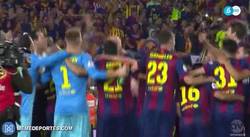 Enlace a GIF: El Barça campeón de Copa, así celebran