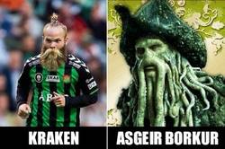 Enlace a Asgeir Borkur y Kraken, parecidos razonables