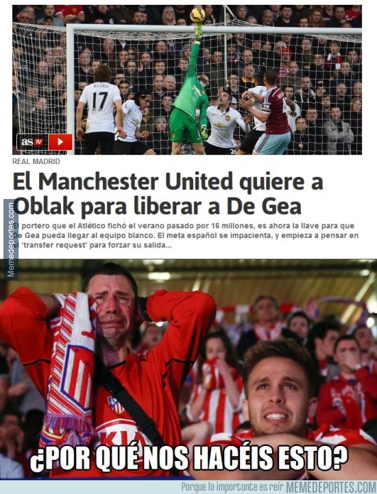 583309 - El Madrid y el United haciendo daño a la portería del Atleti