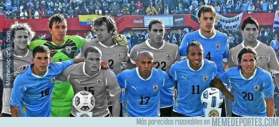 583372 - Y estos son los jugadores que quedan de la Uruguay campeona de la copa