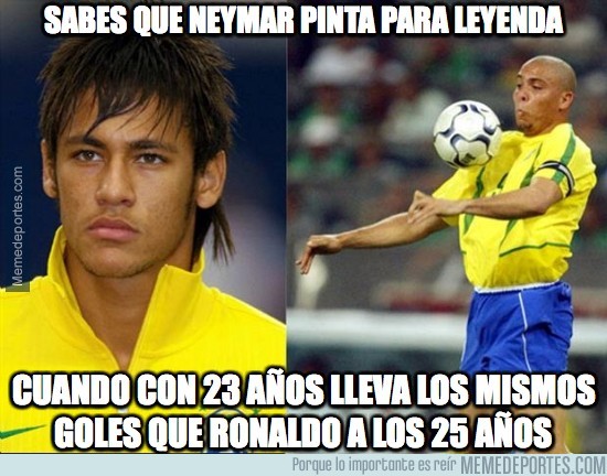 586401 - Sabes que Neymar pinta para leyenda...