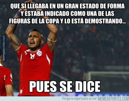 587796 - Vidal, la gran figura de Chile