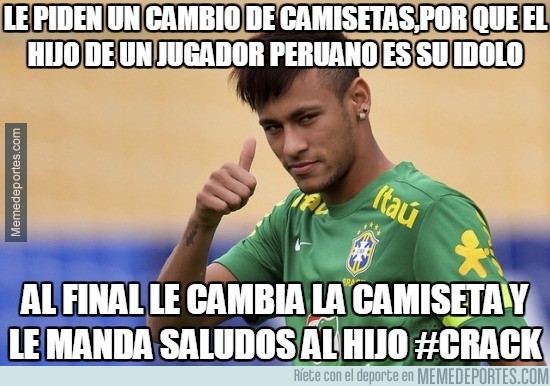 588435 - Gran gesto de Neymar a Zambrano