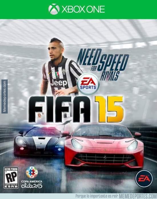 589476 - La nueva portada del FIFA15 Need For Speed Edition