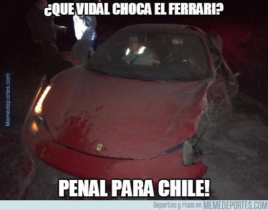 589480 - ¿Que vidal choca el Ferrari?