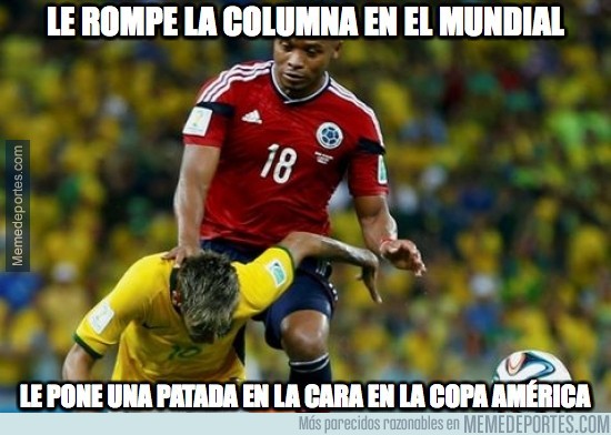 590534 - Le rompe la columna en el Mundial