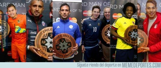 592752 - Los MVP de la segunda fecha de la Copa América