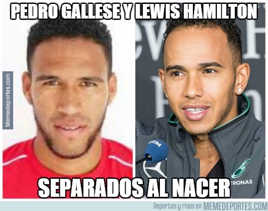 592834 - Pedro Gallese y Lewis Hamilton