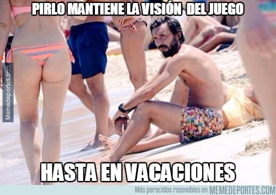 593045 - Pirlo mantiene la visión del juego