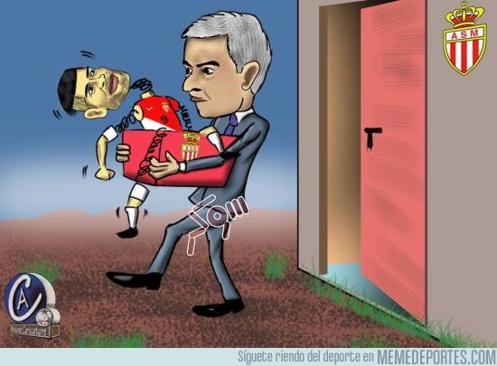 594168 - Así se lleva Mourinho a Falcao del Mónaco