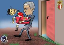 Enlace a Así se lleva Mourinho a Falcao del Mónaco