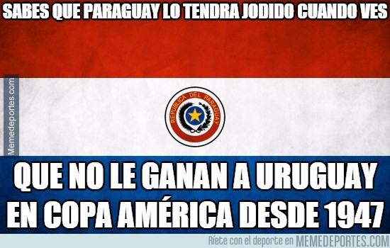 594373 - Sabes que Paraguay lo tendrá difícil