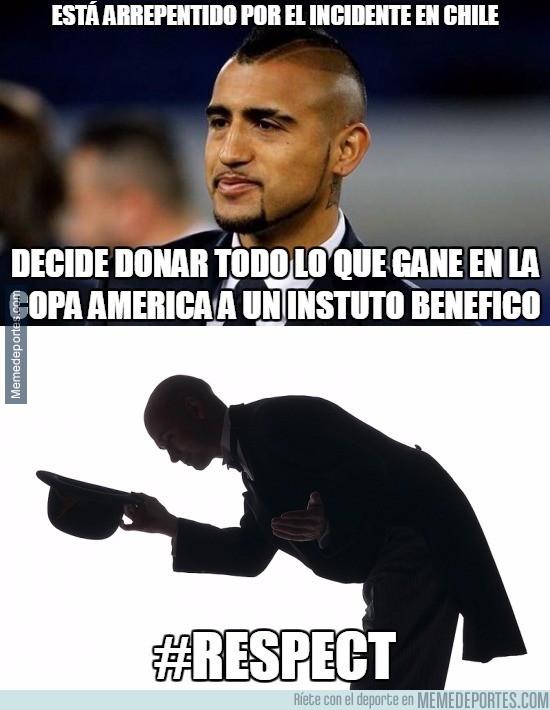 595577 - Arturo Vidal está verdaderamente arrepentido