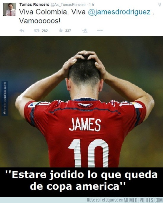 596948 - La razón del rendimiento de James y de Colombia en CA