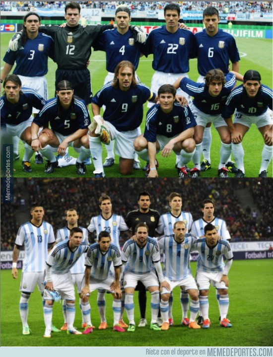 598059 - Antes y después Selecciones de futbol. ¿Con cuál te quedas de cada país?