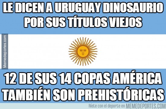 598210 - Le dicen a Uruguay dinosaurio por sus títulos viejos
