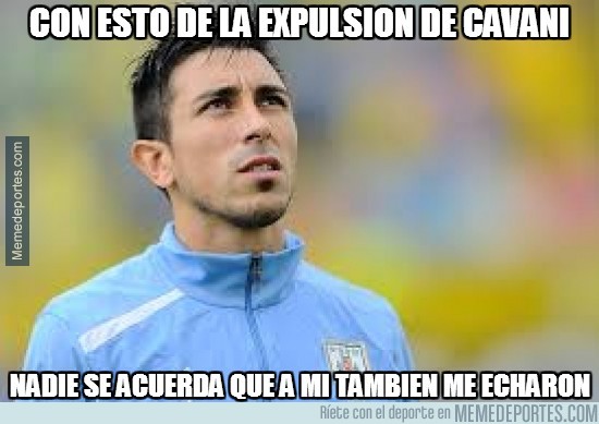 599638 - Con esto de la expulsion de Cavani