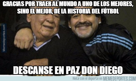 600756 - Gracias por traer al mundo a uno de los mejores, sino el mejor de la historia del fútbol