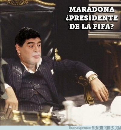 600961 - Si Maradona llega a presidente de la FIFA...