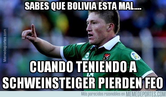 601501 - Sabes que Bolivia está mal...