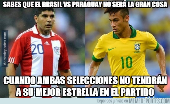 603177 - Sabes que el Brasil vs Paraguay no será la gran cosa