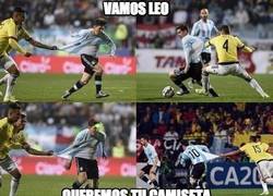 Enlace a Los colombianos son demasiado fans de Messi