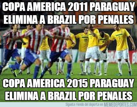 604198 - Copa América 2011 Paraguay elimina a Brasil