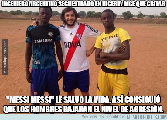 605168 - Ingeniero argentino secuestrado en Nigeria dice que gritar