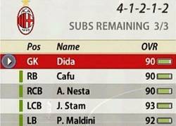 Enlace a El Milan del FIFA hace unos años...