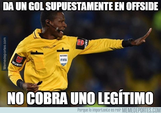 606809 - Da un gol supuestamente en offside