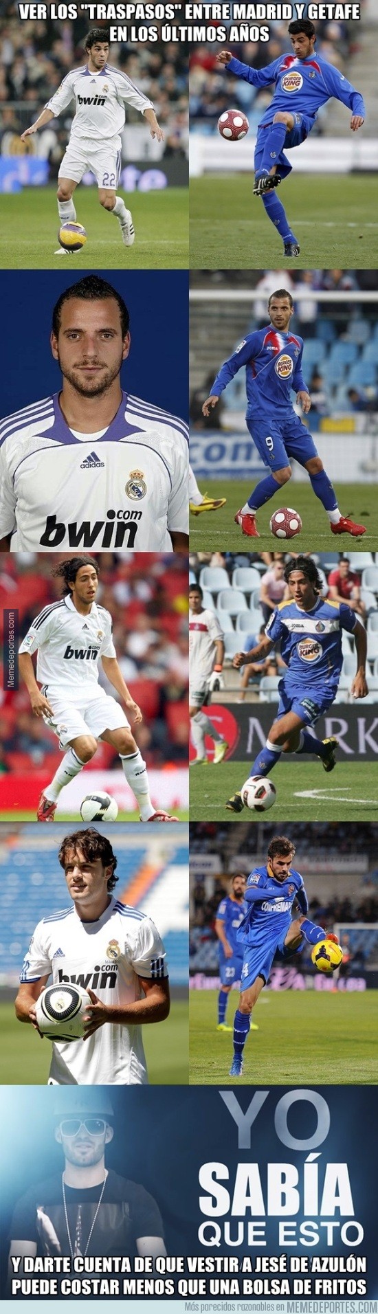 607725 - Buena relación de traspasos entre Real Madrid y Getafe