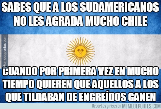 608817 - Sabes que a los sudamericanos no les agrada mucho Chile