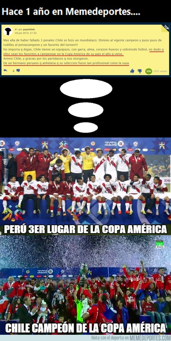 615199 - Hace 1 año en Memedeportes...