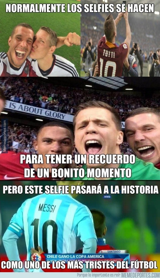 616447 - No fue un buen momento para tomarse un selfie con Messi
