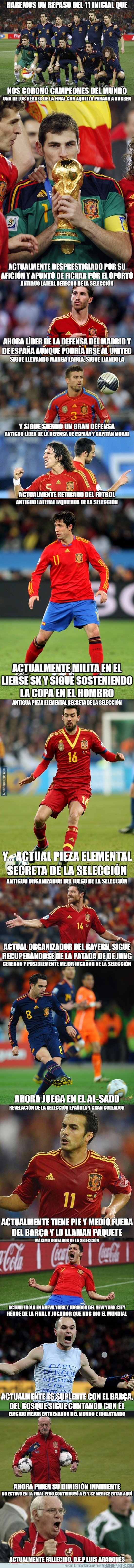 621364 - Resumen del 11 de la selección española que nos dio el Mundial