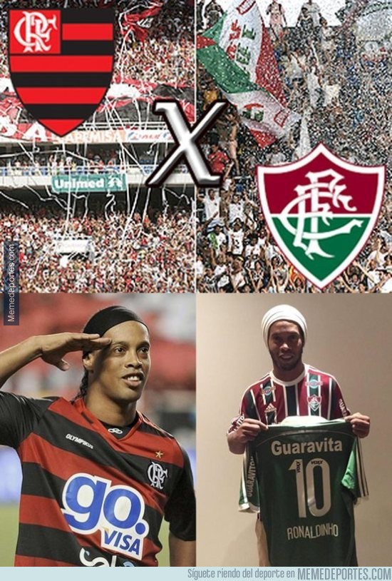 621876 - Ronaldinho ficha por 2 equipos rivales a morir