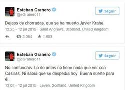 Enlace a Granero la lía con un tweet en plena despedida de Casillas