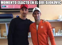 Enlace a Djokovic debería dar las gracias a Zlatan