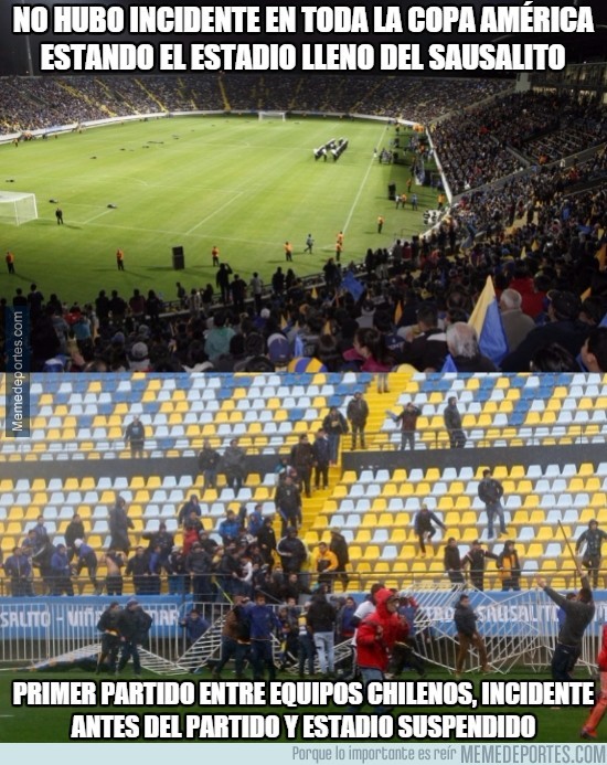 624236 - No hubo incidente en toda la Copa América estando el estadio lleno del Sausalito