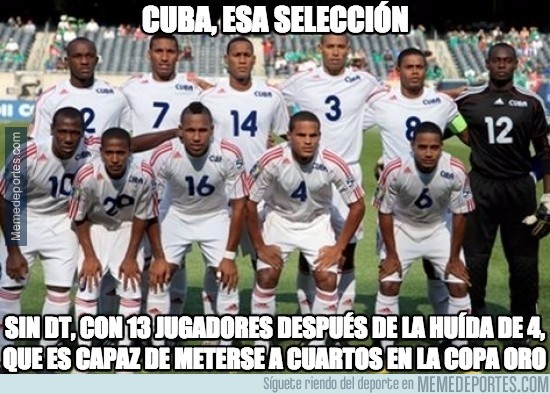 625074 - Cuba, sin DT y con 13 jugadores