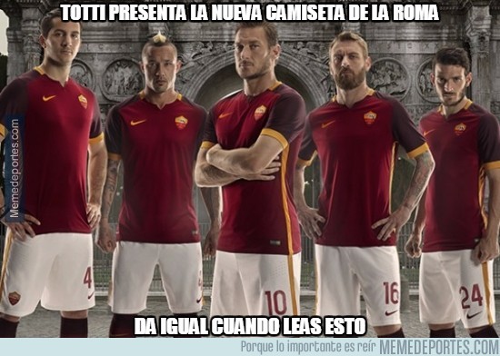 626414 - Totti presenta la nueva camiseta de la Roma