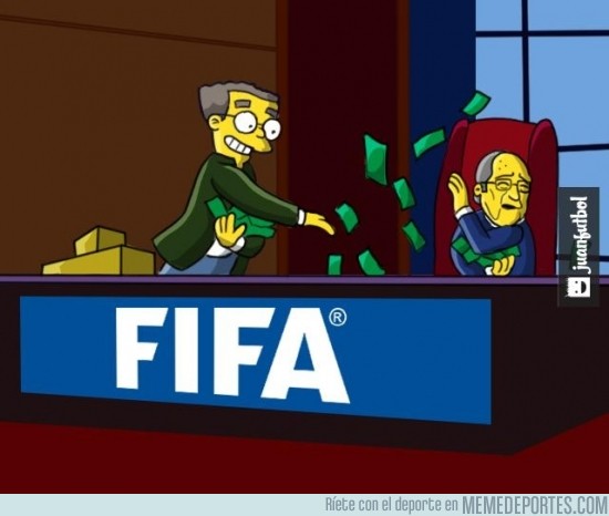 628592 - Lo de Blatter en Versión Simpson
