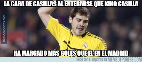 646621 - Kiko Casilla con más goles que Iker en el Madrid